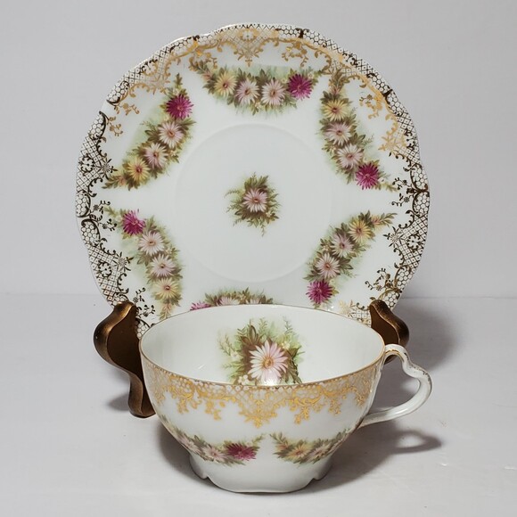 RC Iris Bavaria Teacup and Saucer Floral Vintage - Picture 10 of 10